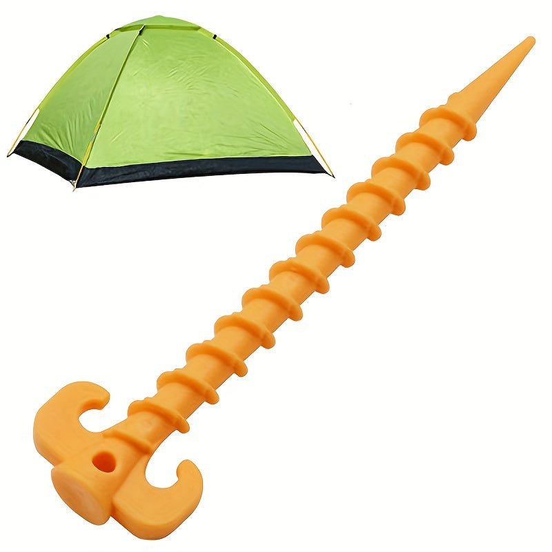4pcs Spiral Claw Plastic Nails for Outdoor Canopy Tent Setup