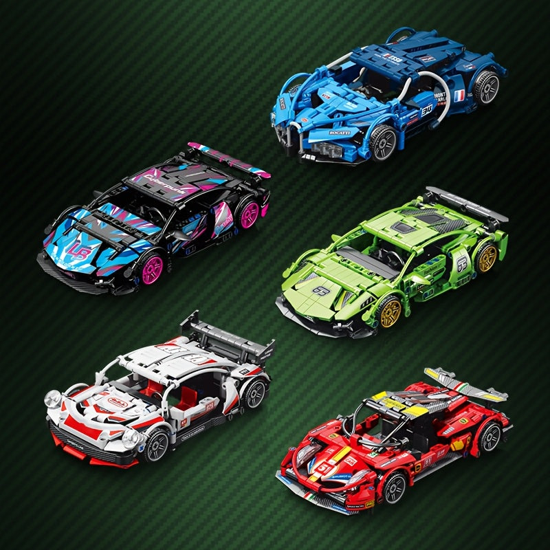 6020 Edition Supercar DIY Mechanical Assembly Kit