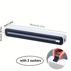 Plastic Wrap Dispenser with Slide Cutter for Kitchen Restaurant Supermarket