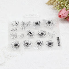 Flower Silicone Stamp for Crafts