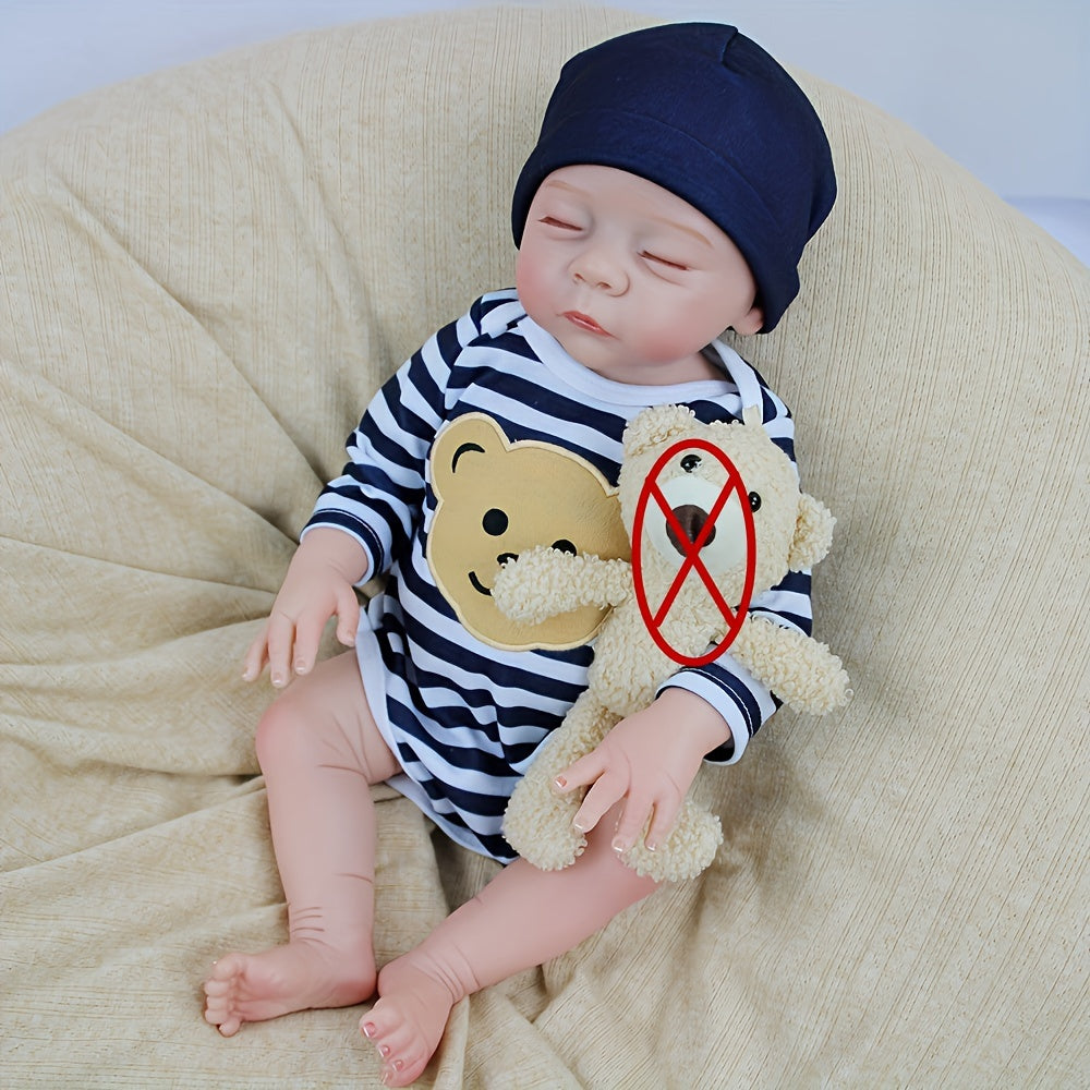 Reborn Doll Soft Vinyl Simulative Painted Dolls 45 72 Cm