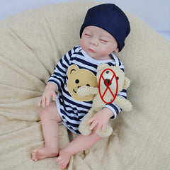 Reborn Doll Soft Vinyl Simulative Painted Dolls 45 72 Cm