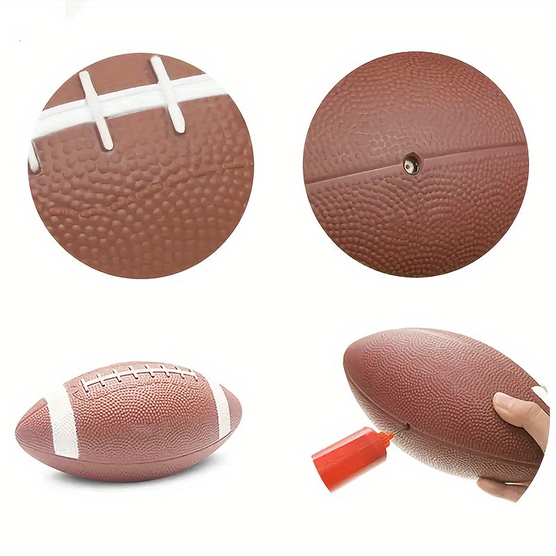 Inflatable Leather Rugby Junior Ball Toy for Students