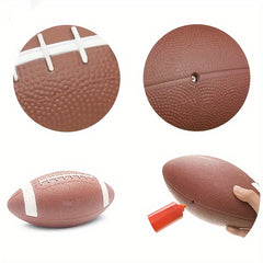 Inflatable Leather Rugby Junior Ball Toy for Students