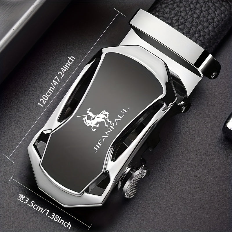 Men's PU Leather Automatic Buckle Belt