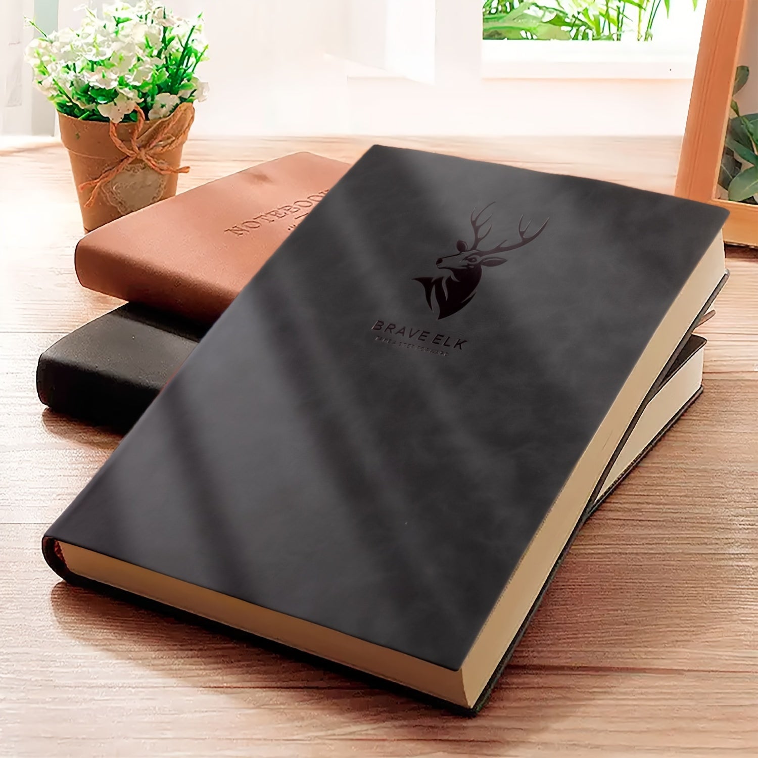 3 Colors A4 Notebook 100 Sheets High Eye Protection Paper Soft Cover