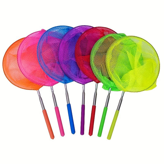 2pcs Retractable Net Macaron Bag Butterfly Net Pocket Insect Net Outdoor Toy