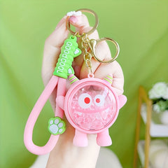 Cartoon Doll Pendant Keychain Car Keychain Wristlet Strap Hand Wrist Key Ring