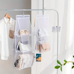 Hanging Closet Organiser for Purses and Bags