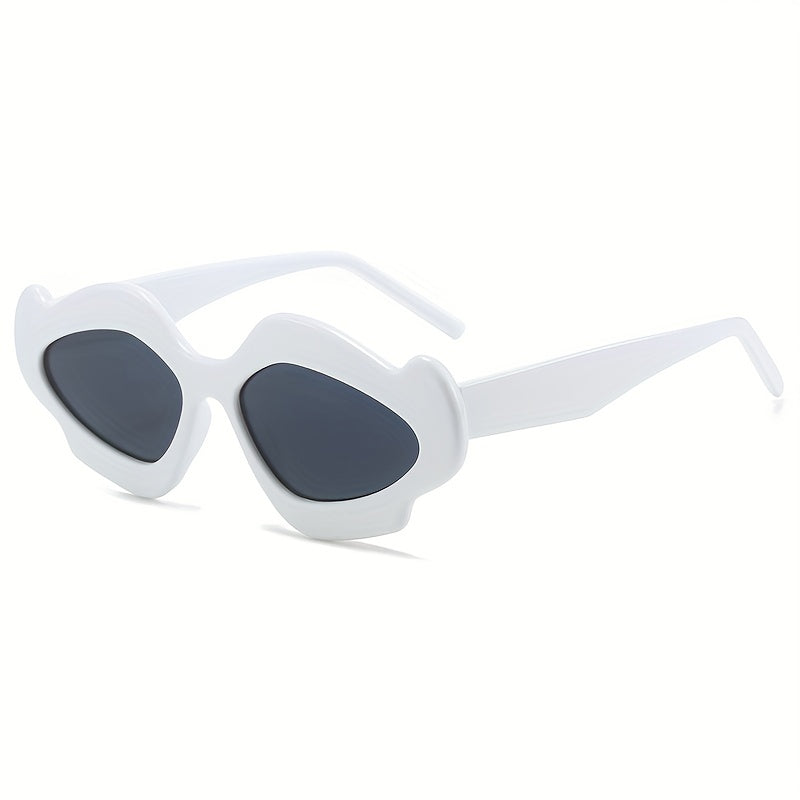 Y2K Irregular Sunglasses For Women Men Funny Jelly Decorative Glasses