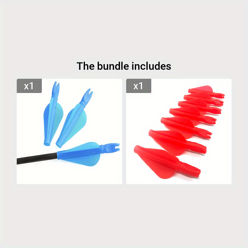 10pcs 8mm Tail Nock Plastic Insert Archery Nock DIY Shooting Arrows Accessory
