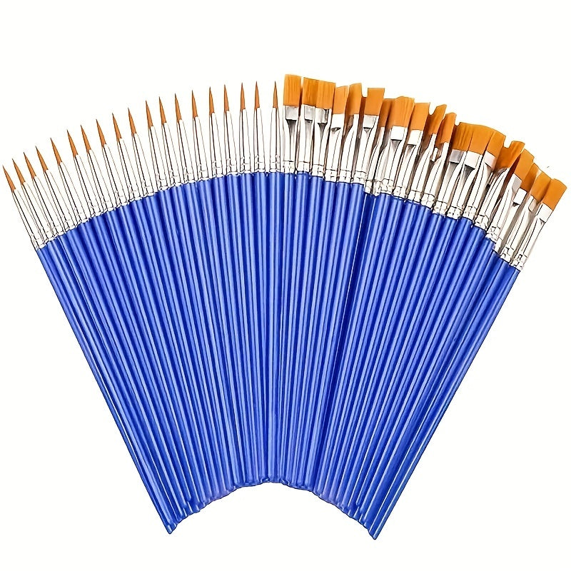 Assorted Paint Brushes Set for Crafts & Painting
