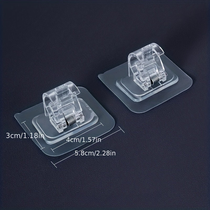 Telescopic Rod Hook Punch Door Curtain Shower Curtain Rod Brackets