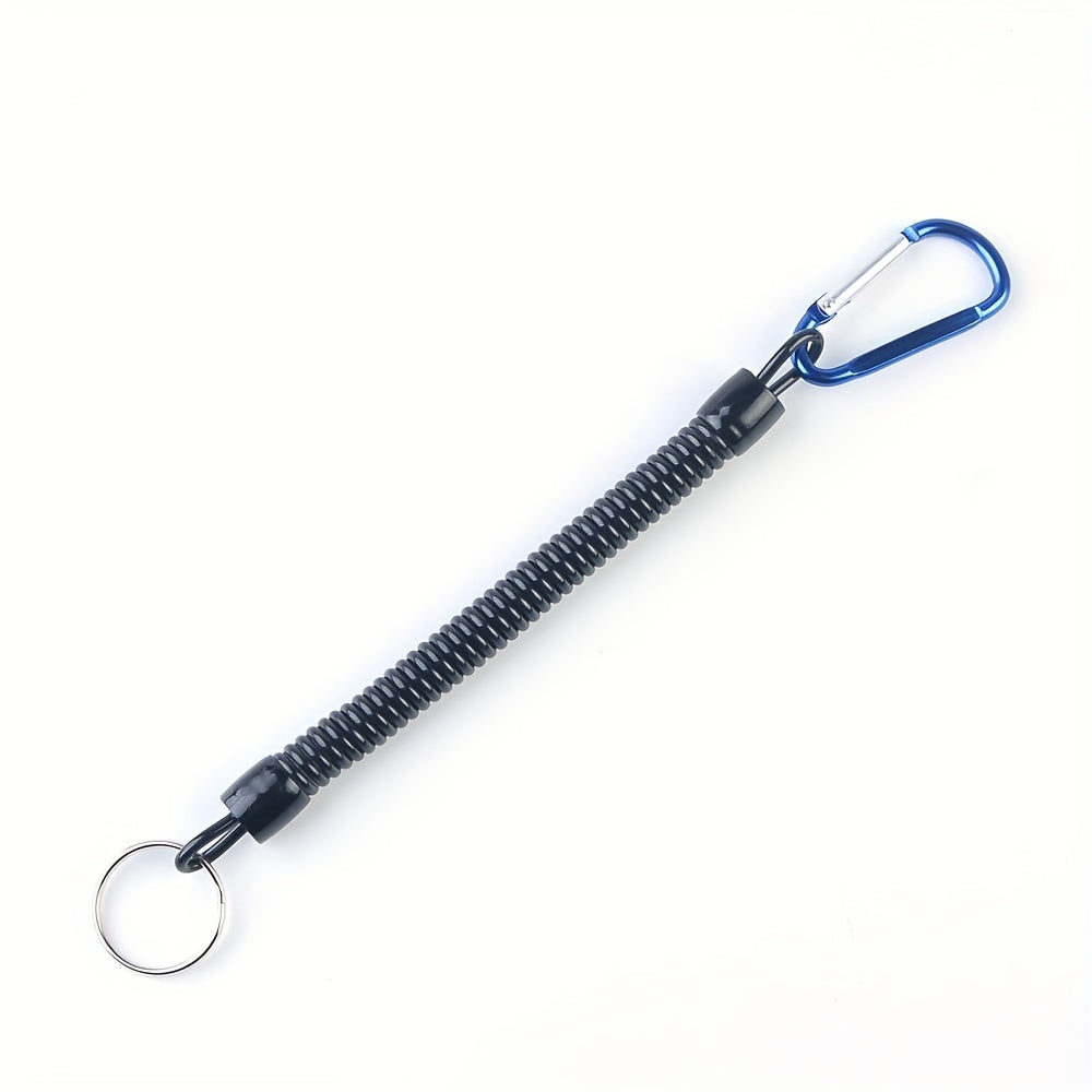 Multifunctional Spring Rope Key Chain Carabiner Key Holder