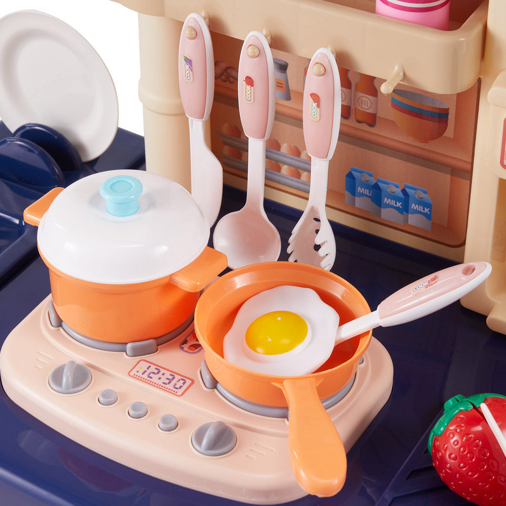 Interactive Kitchen Playset with Stove and Utensils - Realistic Design