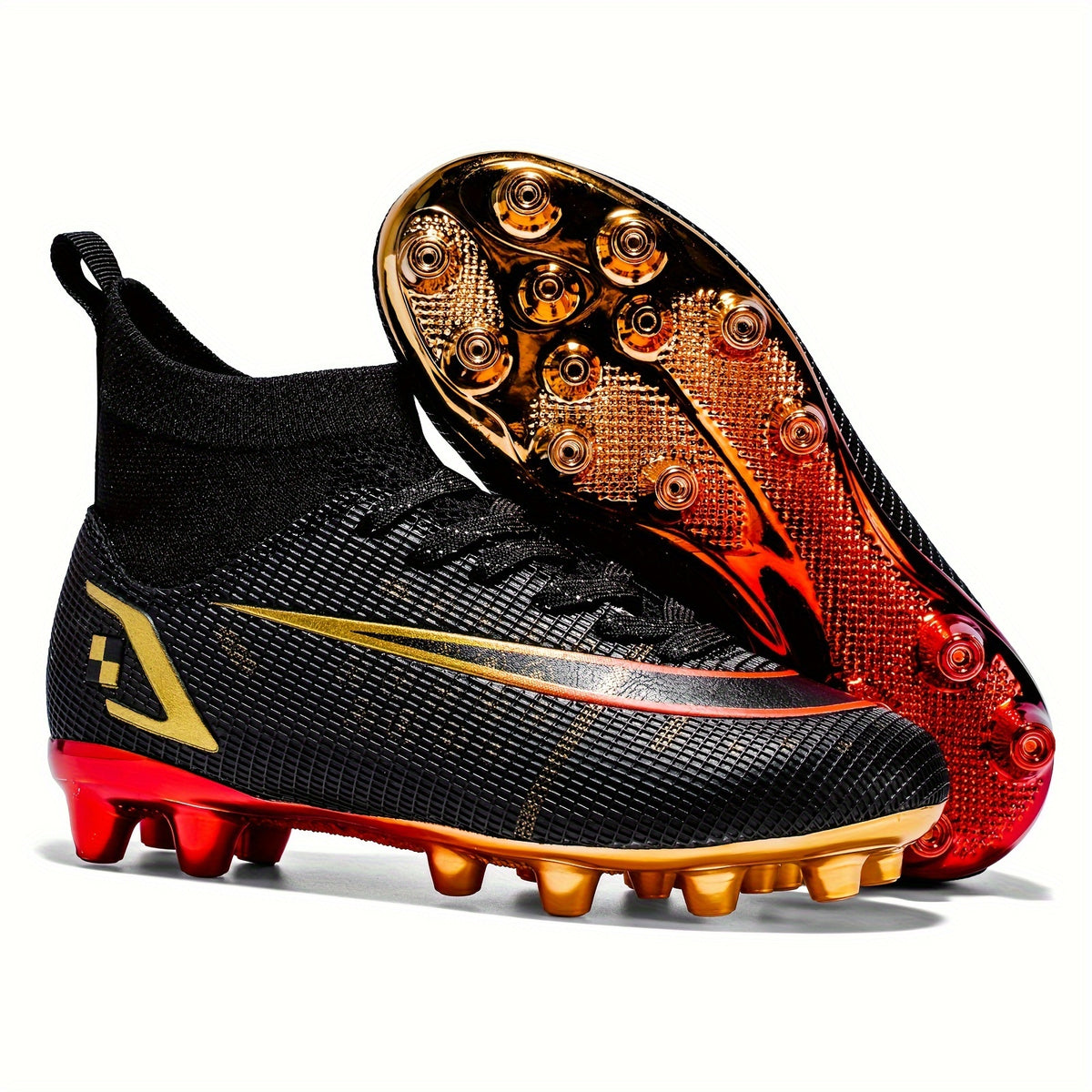 High Top Non Slip AG Football Cleat for Boys