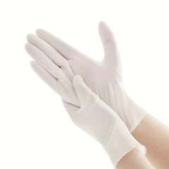 Disposable Rubber Gloves Elastic Thickened Powder Food Gloves