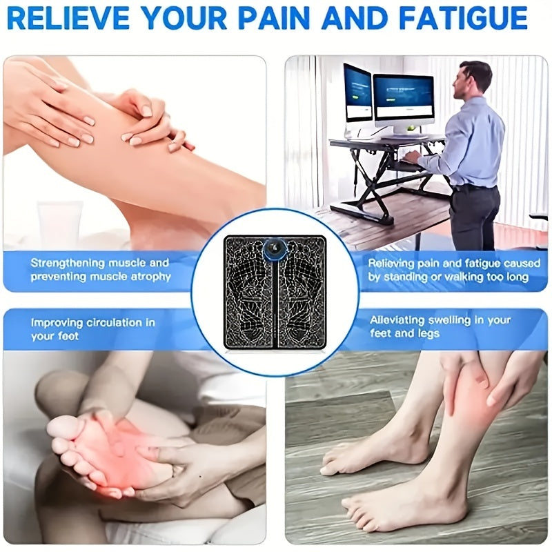 Foot Massager Mat Feet Relaxation Legs Circulation Machine