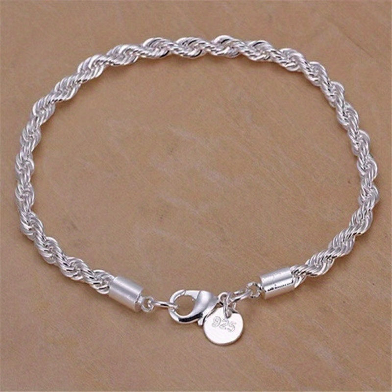 3mm Twist Rope Bracelet For Men Gift