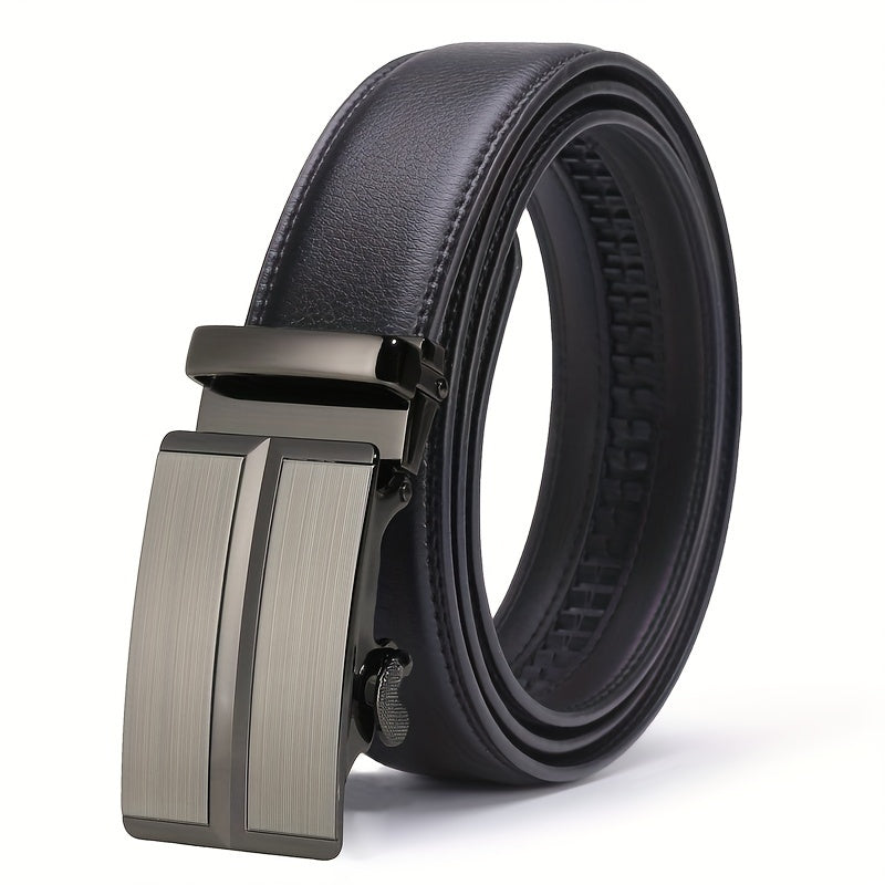 Men's Leather Belt Automatic Buckle High Quality Business Casual