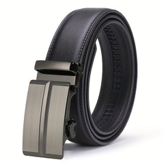Men's Leather Belt Automatic Buckle High Quality Business Casual