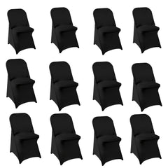 12pcs Soft Elastic Chair Covers, Washable High Elasticity