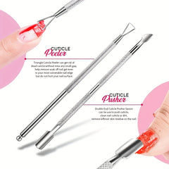 Gel Nail Polish Remover Kit with Clips & Tools