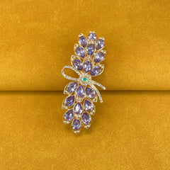 Flower Hair Clip Rhinestone Bridal Hair Accessory