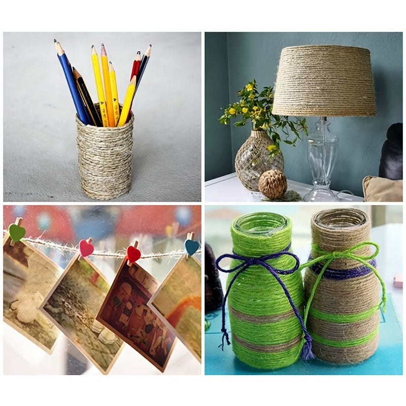 82ft Natural Jute String for Crafts DIY Picture Display Festive Twine