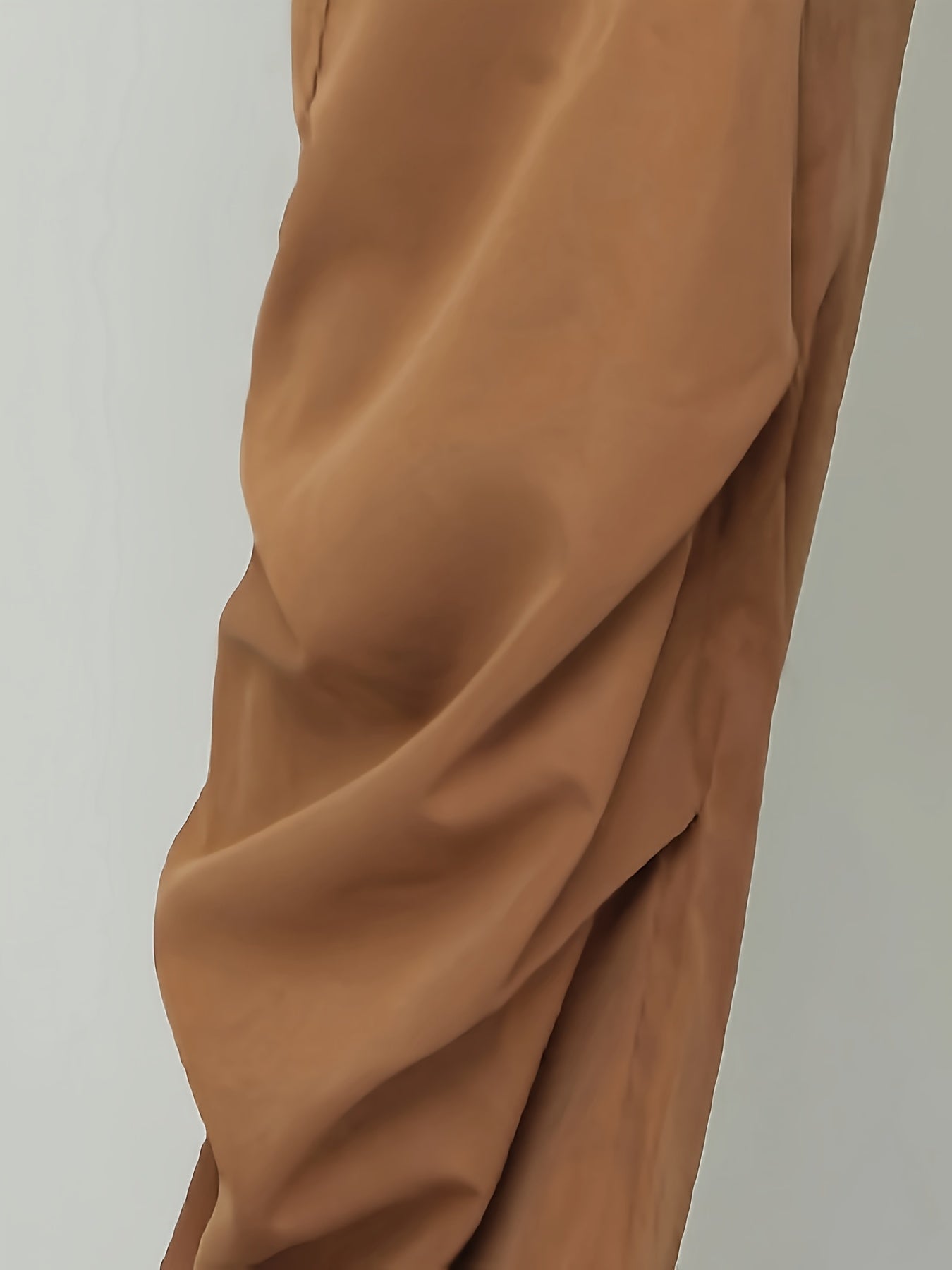 Women's Plus Size Elastic Drawstring Wide Leg Cargo Pants