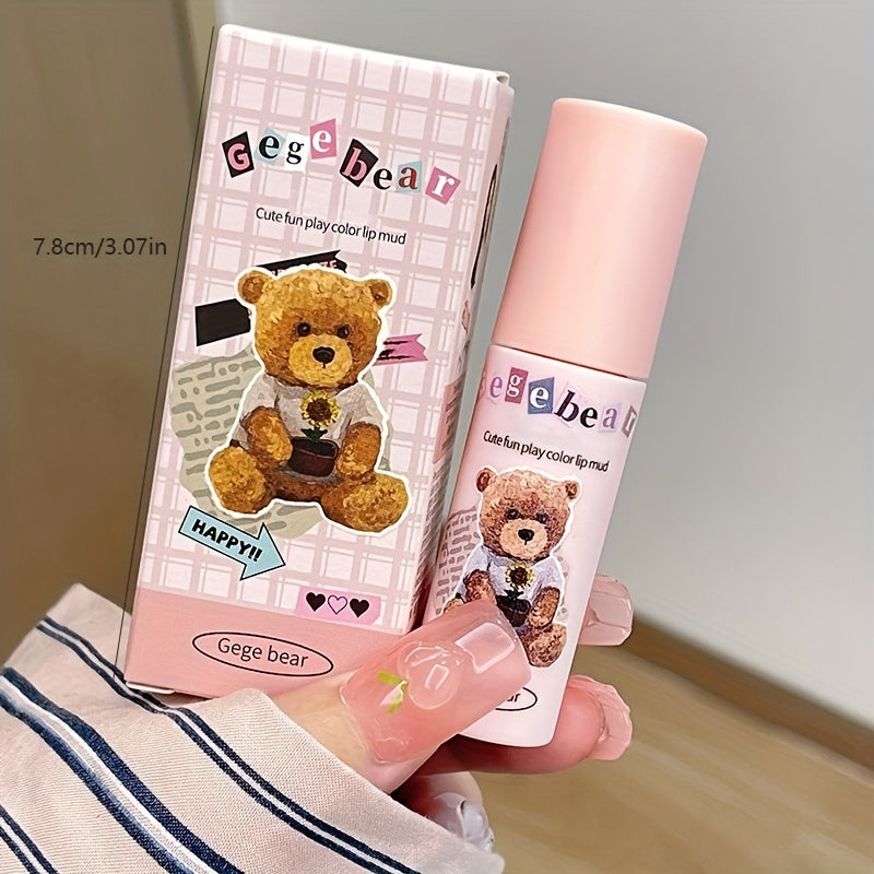 6 Colors Fun Lip Mud Matte Lip Glaze Velvet Soft Mist Sponge