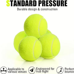 3pc Chemical Fiber Paddle Tennis Ball Standard 6 35cm Training Balls