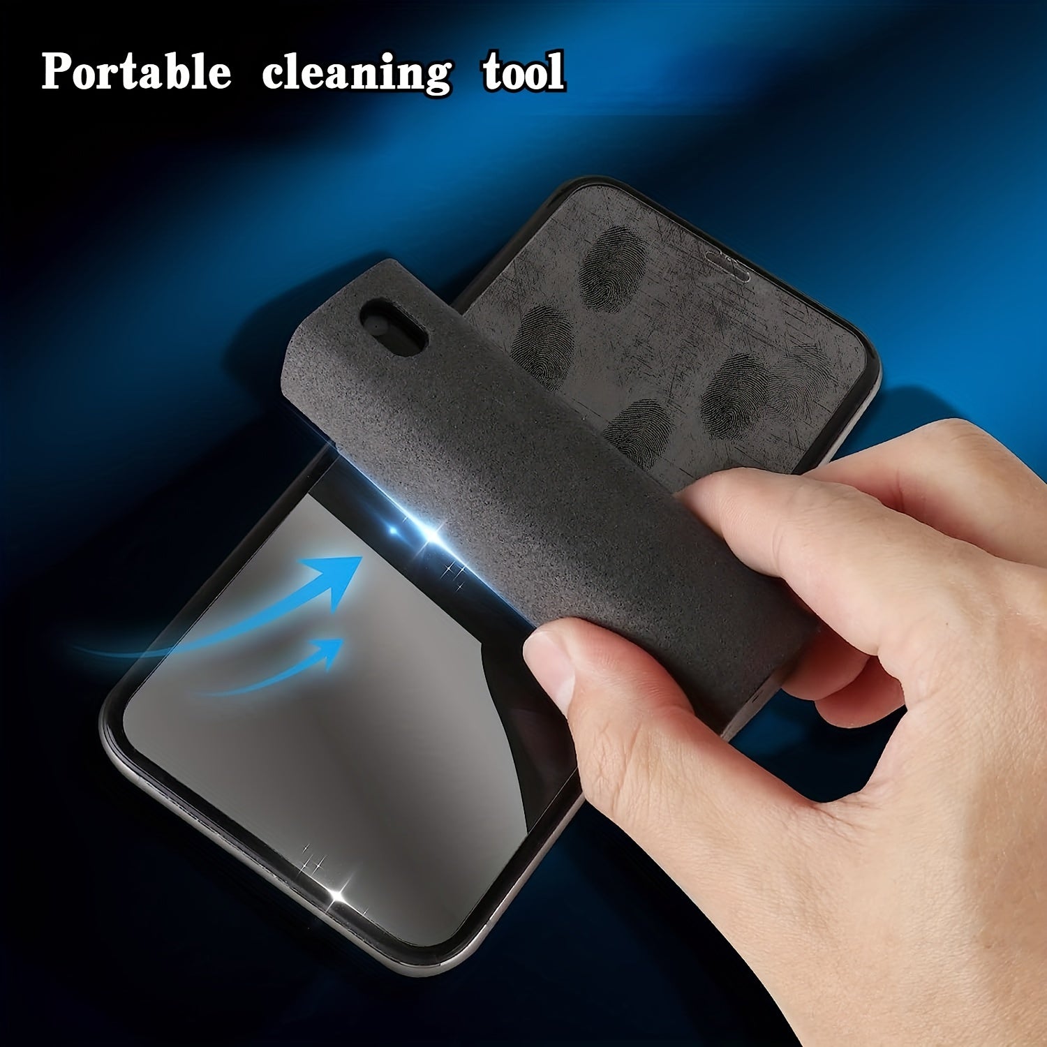 2in1 Microfiber Screen Cleaner Spray & Cloth Set for Phone Tablet Computer