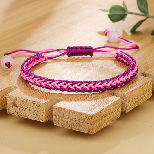 Red String Bracelet Braided Adjustable Women Girls Birthday Gift