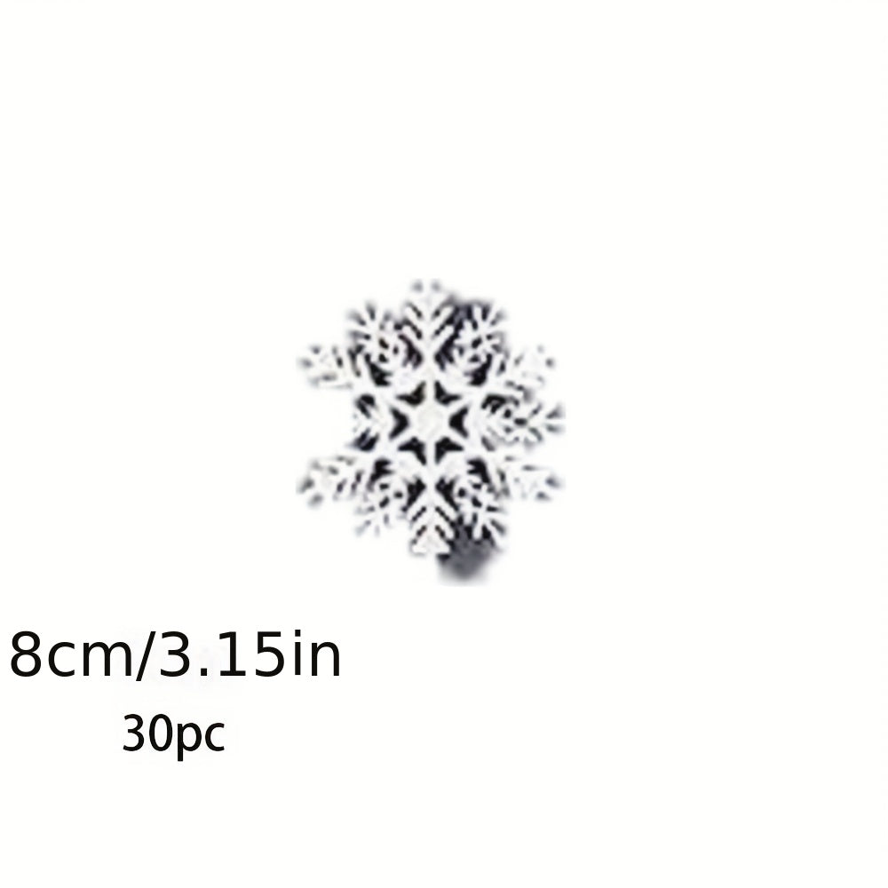 Christmas Snowflake Decoration Set for Festive Home Decor
