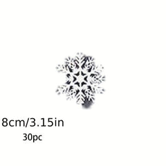 Christmas Snowflake Decoration Set for Festive Home Decor