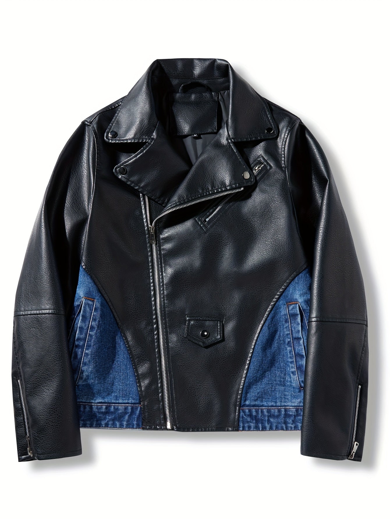 Men's Vintage Style PU Leather Jacket