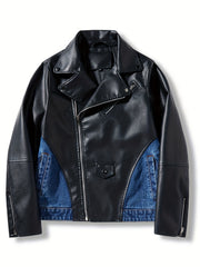 Men's Vintage Style PU Leather Jacket