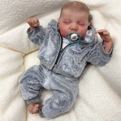 NPK 19 Inch Soft Fabric Body Hand Painted Head Levi Realistic Toy Doll