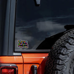 Stay Strong Vibrant Purpose Stickers for Devices