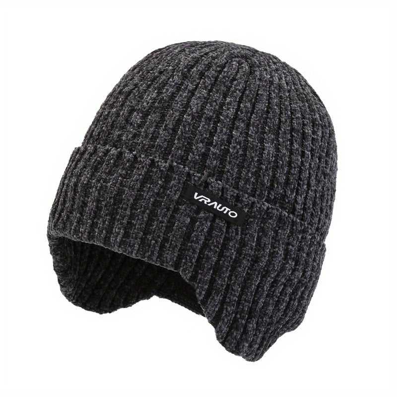Men's Thick Woolen Hat with Ear Protection for Winter
