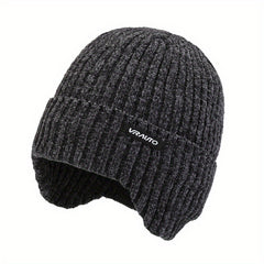 Men's Thick Woolen Hat with Ear Protection for Winter