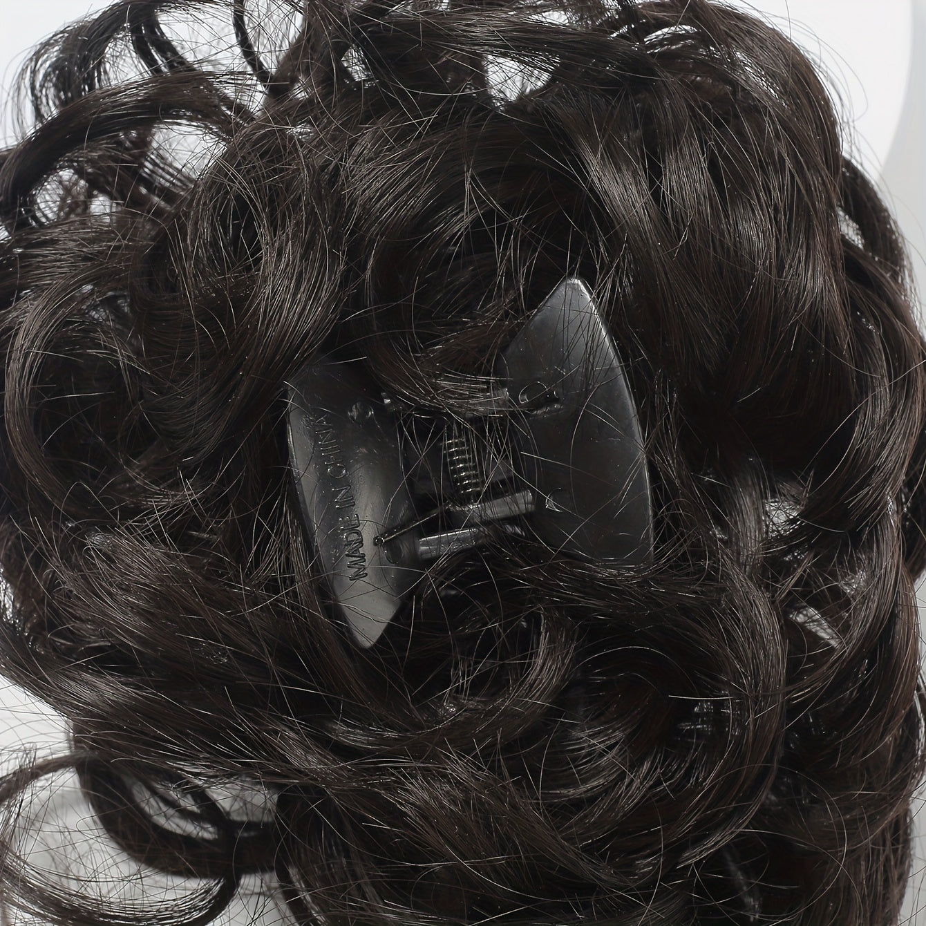 Curly Wigs Ponytail Hair Extension PVC Simulation Hair