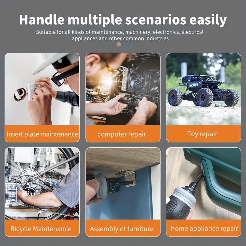 26-in-1 Ratchet Dual Screwdriver Set Labor-saving Mini Special-shaped Set