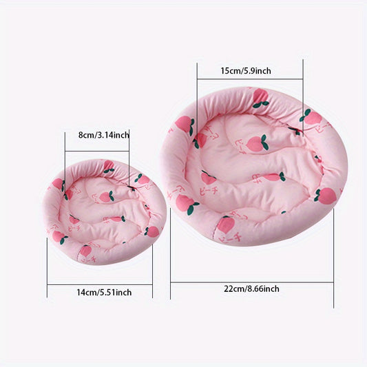 Summer Sleep Mat for Hamsters and Hedgehogs Ice Silk Pet Nest Pad