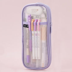 Transparent Pencil Case High School Exam Large Capacity