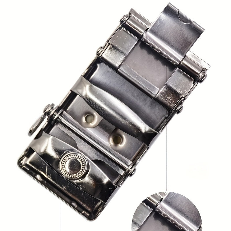 Vintage Fastener Automatic Waistband Accessory Metal For Men