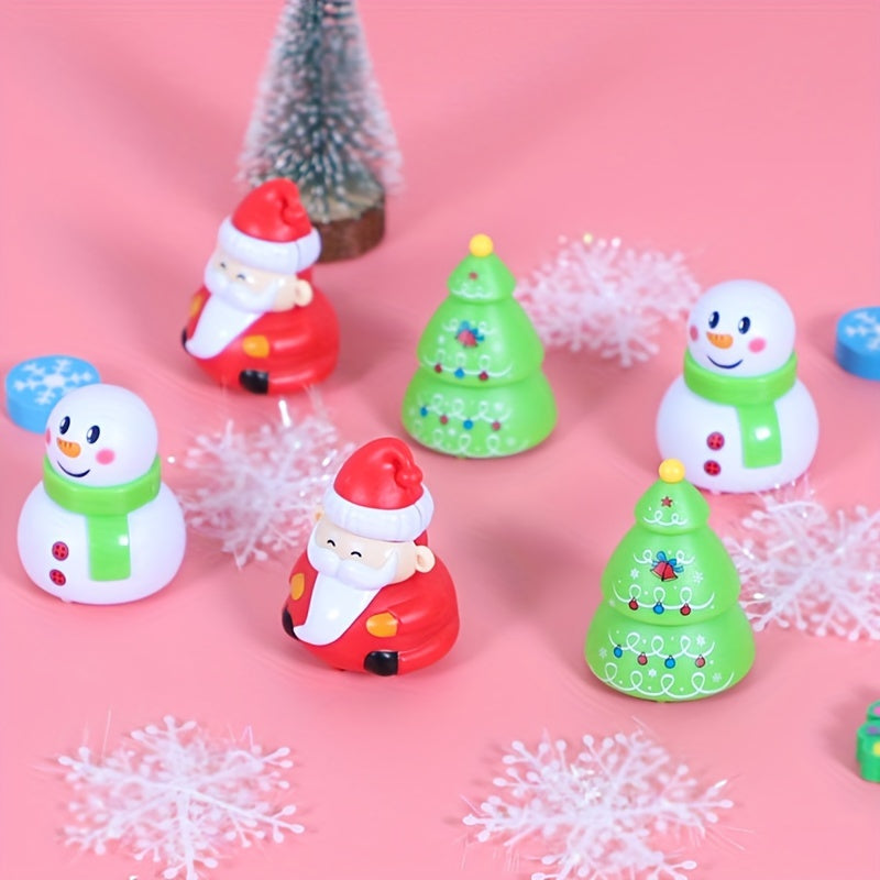 Christmas Santa Claus Toy Car Random Cartoon Design Pullback Car For Kids