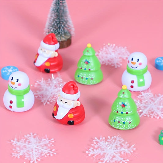 Christmas Santa Claus Toy Car Random Cartoon Design Pullback Car For Kids
