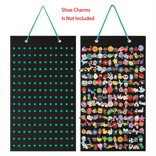 Shoe Charms Organizer - 180 Holes Hanging Display Stand